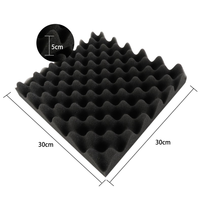 12PCS 30 * 30 * 5cm Foam Panels Egg Foam