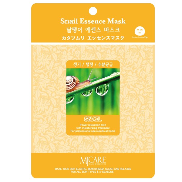 MJCARE Essence Mask Snail Set of 10