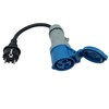 Mennekes CEE Plug Adapter Coupling 230 V Camping Boat H07RN-F