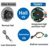 BEMONOC 25GA370 DC Encoder Metal Gearmotor 12V High Speed 150RPM