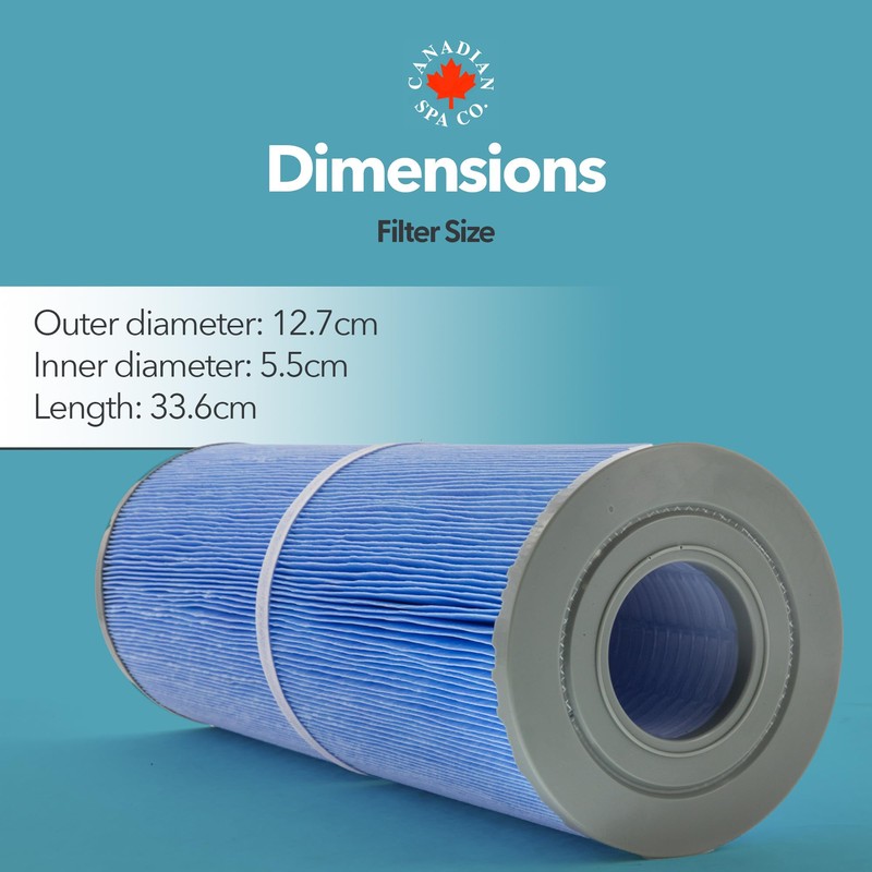CANADIAN SPA CO. Whirl Pool Filter Open, 336 x 127