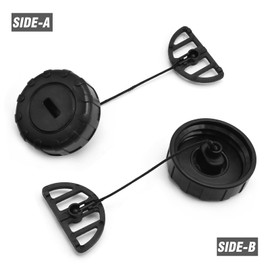 Saihisday 2 PCs 0500 1130 350 Fuel Cap Oil Cap Replacement for Stihl MS170 MS180 017 018