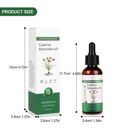 Cyperus Rotundus Oil, 60 ml Cyperus Rotundus Oil, Natural Cyperus Oil, Cyperus Oil for Hair Removal, Cyperus Rotundus, Cyperus Oil to Reduce Body Hair Growth