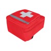 Jipemtra Red Emergency Bag First Aid Backpack Empty Medical First