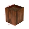 Almanor Goods Bed Risers Furniture Lifters Wood (Set of 4),