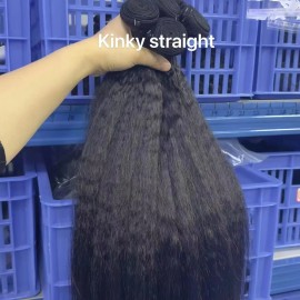 2x6 4x4 5x5 6x6 7x7 9x6 13x4 13x6 hd Lace Frontal Closure Afro Kinky Curly Cuticle Aligned Hair Vietnamese Burmese Curly Hairstyle: Kinky Straight, color: natual color, Stretched Length: 14 Inches