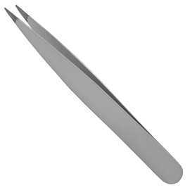 Hair Removal Tweezers, Hair Removal Tweezers, Professional Hair Removal Tweezers, Eyebrow Tweezers, Safe Beveled Tweezers, Easy Hair Removal Tweezers, (Silver Spike)