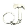 Stainless Steel Woodcutting Mini Axe Metal Keyring