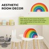 AVDAR 12Pcs Wooden Rainbow Stacker Toy, Extra Large Wooden Rainbow