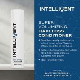Intelligent Super Volumizing Hair Loss Conditioner - Strengthens Weakened Hair and Maximizes Volume | All Hair Types for Men and Women | 10 fl oz (290 ml) - Size: 1 Bottle