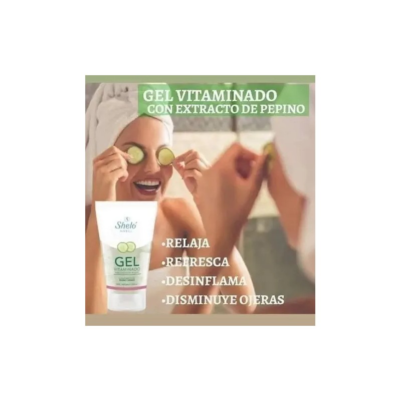 Gel Vitaminado Disminuye Ojeras & Desinflama Sheló Nabel