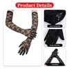 WLVinson 1 Pair of Lace Gloves, Black, Black Gloves, Costume,