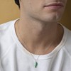inSCINTILLE Women's Stainless Steel Lucky Horn Necklace with Adjustable Chain
