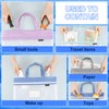 Zhehao 12 Pcs Student Book Pouches with Handle Mesh Zipper