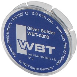 WBT 0800 Silver Solder 4% Silver Content 1/8 lb.