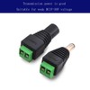 EFISH 5.5mm x 2.1mm DC Power Connector Male Female Screw