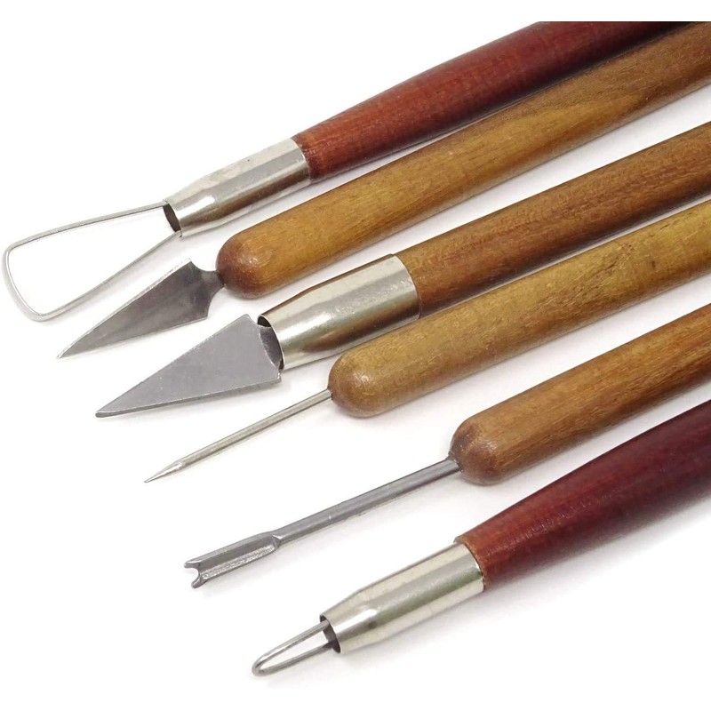 YFFSFDC Clay Spatula (Set of 6) Crafting Oven Clay Tools