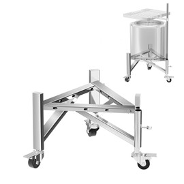 Universal Firepit Stand for 15" 17" 19.5" 22" 25" 27" FirePit, Stainless Steel Camping Fire Pit Stand for Solo Stove Ranger, Bonfire, Yukon, Outdoor Fireplace Accessory for Solo Stove & Other Fire Pit