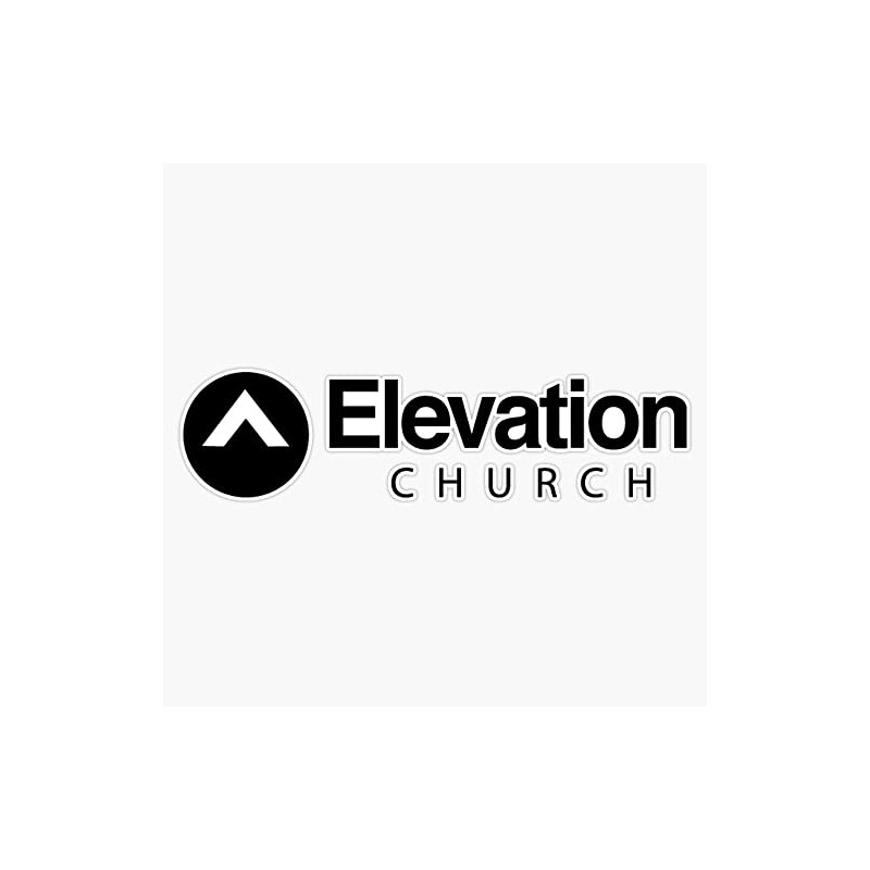elevation church logo Bumper Sticker Vinyl Decal 5 inches