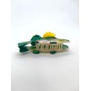 Novelty Green Perch Fish Hair claw clip，Funny Sea Creature Shape
