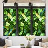 BSFHH Window Privacy Film Static Cling Stained Glass Design Sun