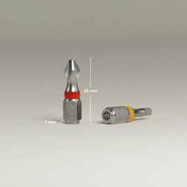 711L Color-Coded 9-Piece Hex Bit Set – 1/4” Drive | Extra 1mm Extended Base for Quick Release | Laser-Engraved Sizes | S2 Alloy Steel for Durability