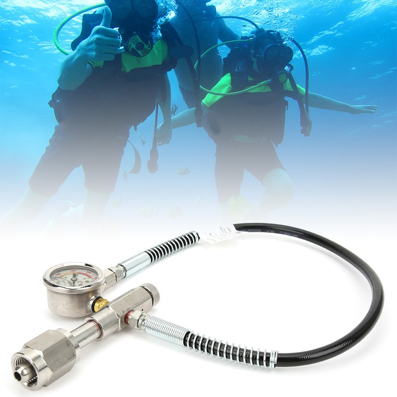 Outdoor Stainless Steel 347 Hex Gauge Valve High Pressure Black