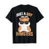 Just a Boy who loves Hamsters Boys Kids Hamster T-Shirt