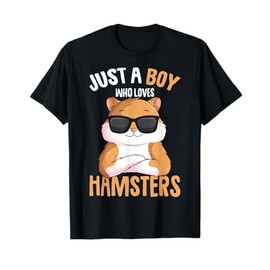 Just a Boy who loves Hamsters Boys Kids Hamster T-Shirt