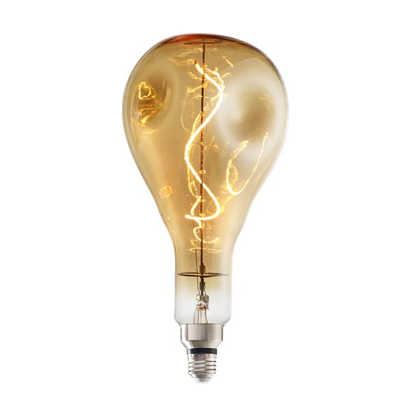 Bulbrite LED Grand Filament Nostalgic Droplet Shaped Light Bulb, 60