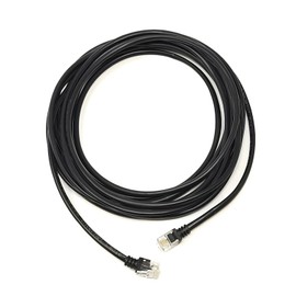 mCore RJ11 to RJ11 ADSL Home Phone, Internet, Broadband, Router, Modem Microfilter Cable Lead Gold Plated Contact Pins (5m, Black)