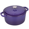 VORRINGARD Enameled Cast Iron Dutch Oven Pot with Lid, for