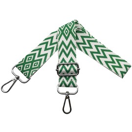 Bag Straps for Changing, Adjustable Shoulder Strap for Bags, Bag Strap Wide 3.8 cm Shoulder Strap with Carabiner Silver, Shoulder Strap for Women Carry Strap Bags DIY, Green, X30