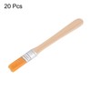 QUARKZMAN 20 Stück Pinsel 0,5" Pinsel Nylon Flachwandpinsel Weiche Borsten