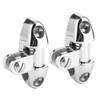Pack of 2 Boat Top Bimini Deck Hinge Rotatable Side