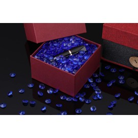 Gajozon 1200pcs 0.39inches Acrylic Diamonds Crystals Acrylic Gems Wedding Table Scatter Gemstones Christmas Party Decorations Bridal Shower Vase Fillers (0.39 inches, Royal Blue)