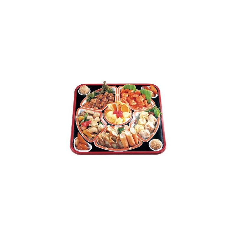 TO-380 Square Hors D'oeuvres Aku Arita Lid Set, Disposable