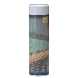 OGURA Ukiyo-e Water Bottle, 13.5 fl oz (400 ml), Stainless Steel Bottle, Ultra Lightweight, Vacuum, Insulated, Cold Insulated, Heat Retention, Japanese Souvenir, Japanese Souvenir for Foreigners