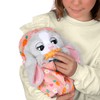 BABY PAWS Bunny, Interactive Plush Rabbit with Loud that Opens