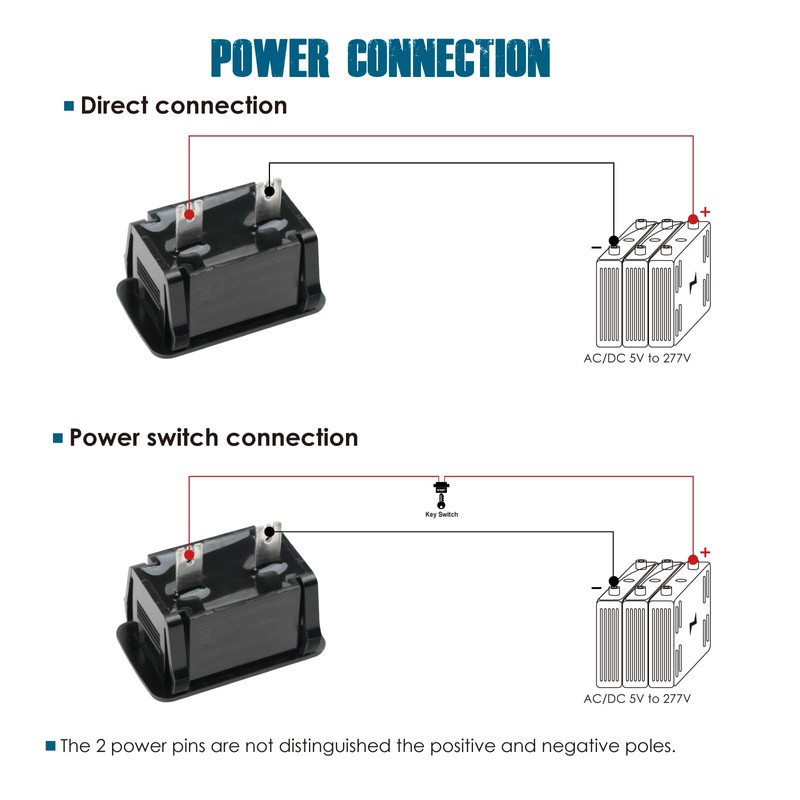 Runleader LCD Hour Meter for Maintenance,AC/DC 5V to 277V for