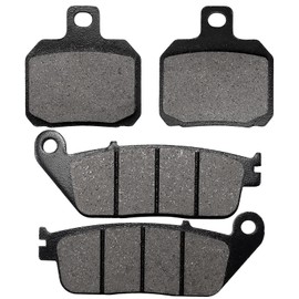 LOCOPOW Front and Rear Brake Pads for Yamaha X-MAX 125 2010-2016 For X-Max 125 R Sport 2011-2012 YP 125 R 2010-2015