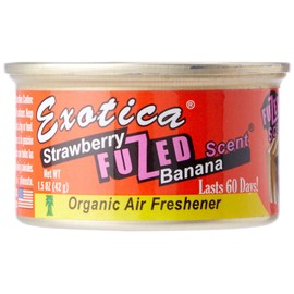 Exotica Fuzed Strawberry Banana Scent Organic Air Freshener