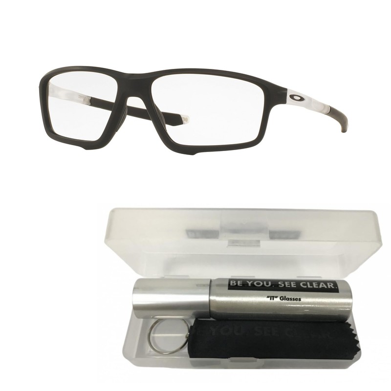 Oakley OX8076 Eyeglasses Bundle: OX 8076 807603 Matte Black and