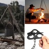 Tripod for Fire Pit, Swivel Grill Tripod, Stainless Steel Camping