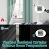 BGment Green Curtains for Bedroom, Blackout Curtains Thermal Insulated Bedroom