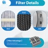 LANROON 3418 3402 3774F Filters for Bissell SurfaceSense 3418 3415