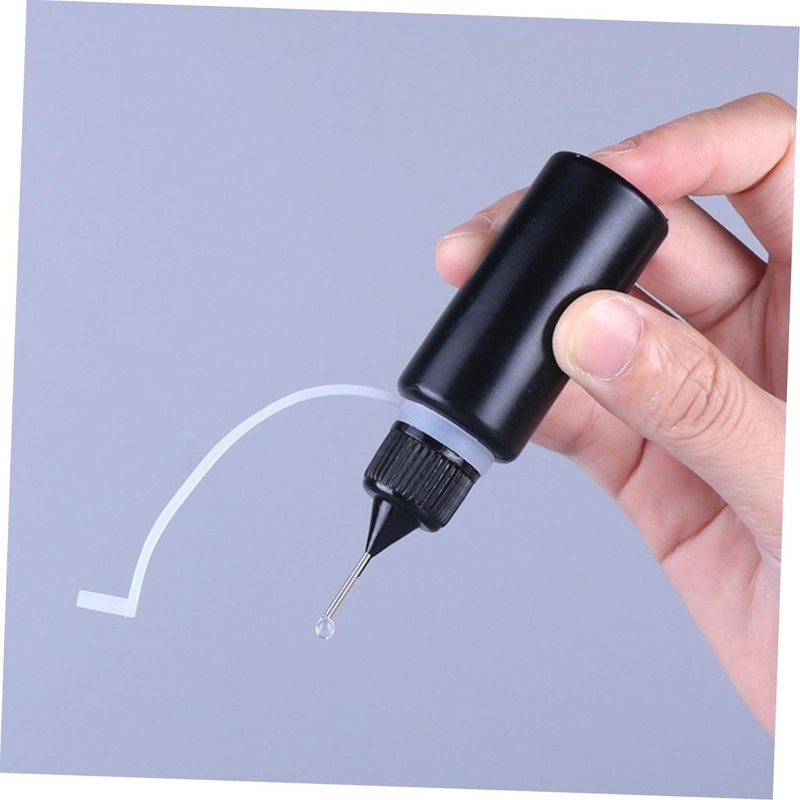 OHPHCALL 10pcs Toiletry Travel Bottles Squeezable Dropper Bottles Fine Tip