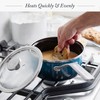 Merten & Storck European Crafted Steel Core Enameled Cookware, 1.4QT