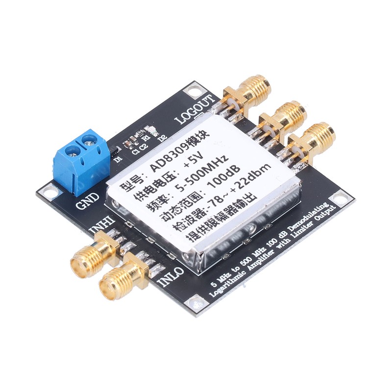Logarithmic Amplifier Module 100 DB Gain 5MHZ‑500MHZ SMA Amplifier Board