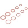 200Pcs Oil Drain Plug Gasket Red Copper Heating Processing 9